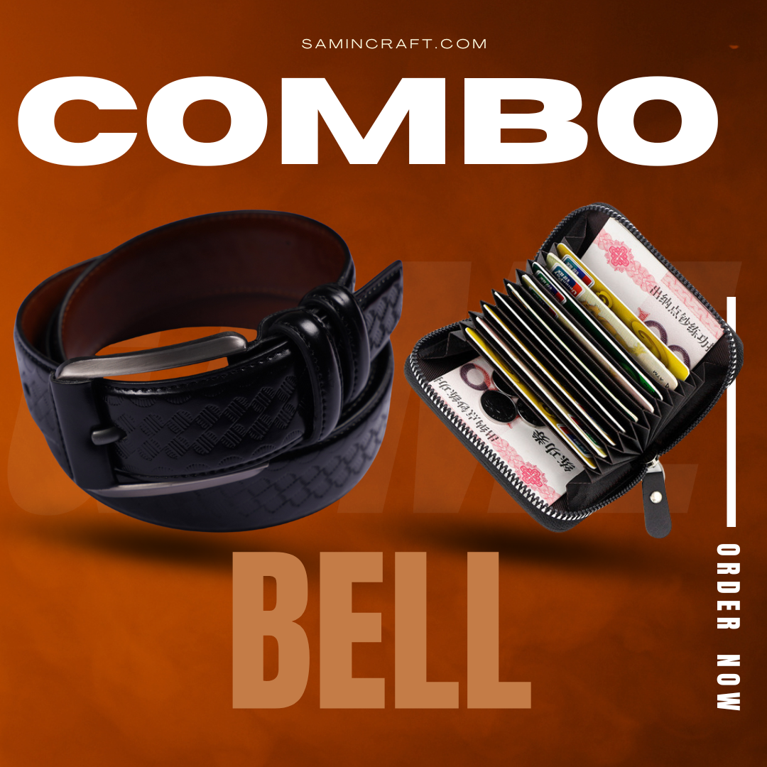 ১ পিছ বেল্ট +১ পিছ ওয়ালেট (সাথে ফ্রী হোম ডেলিভারি)