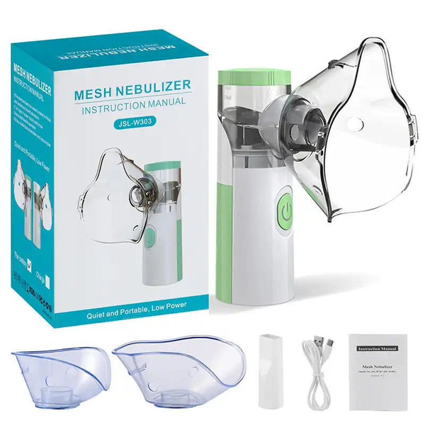 ( ব্যাটারি সহ ) MESH nebulizer -w303-ফ্রি হোম ডেলিভারি