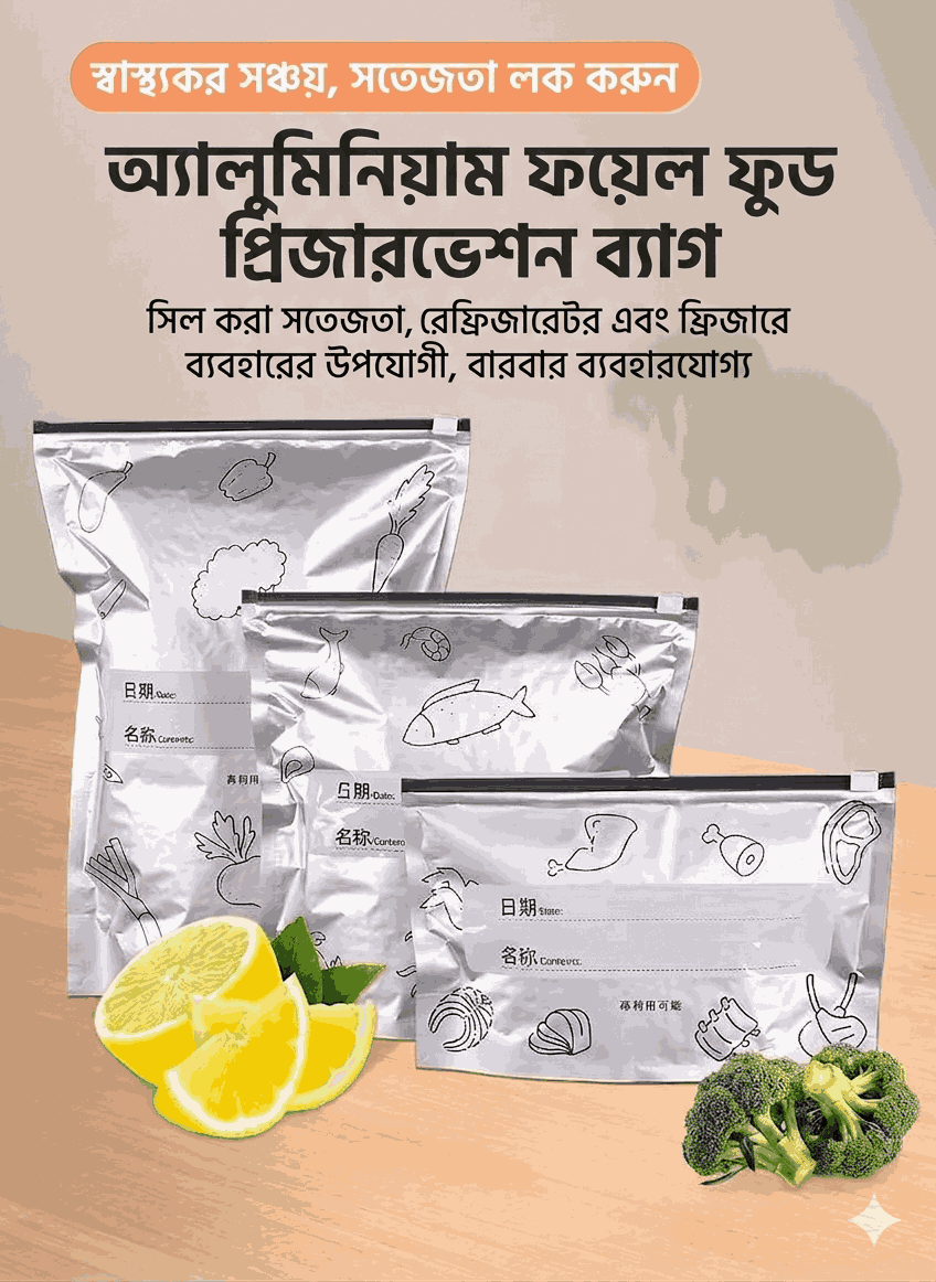 (30pcs) Zip lock Bag {ছোট ১০ পিস + মাঝারি ১০ পিস + বড় ১০ পিস}